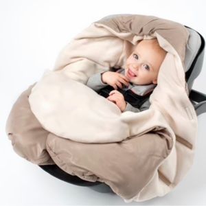 BNWT 7AM Enfant 0-6m NIDO Infant Car Seat Wrap BEIGE